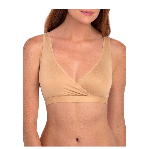 Maternity Nursing Wrap Sleep Bra, 2 Pack - Picture 4 of 5